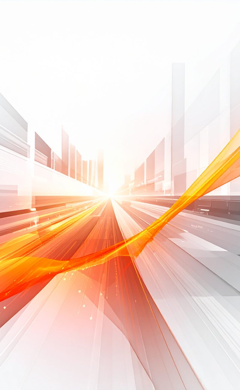 Firefly_Abstract modern composition symbolizing digital transformation and marketing strategy 496270